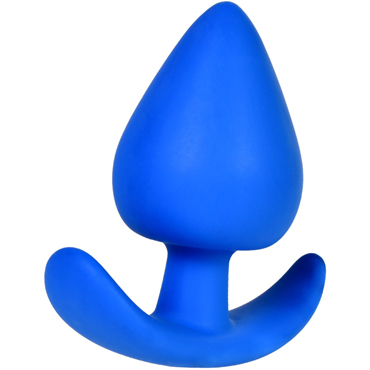 Toyfa A-Toys Anal Plug, синяя, Анальная пробка с узким кончиком