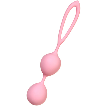 Toyfa A-Toys Pleasure Balls, светло-розовые, Вагинальные шарики со смещенным центром тяжести