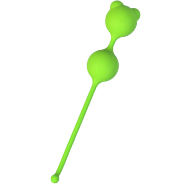 Toyfa A-Toys Pleasure Balls, зеленые, Вагинальные шарики со стимулирующими ушками