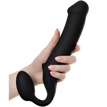 Strap-on-me Silicone Bendable Strap-on XL, черный - подробные фото в секс шопе Condom-Shop