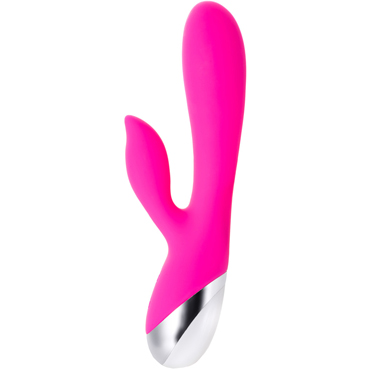 L'Eroina Lia, розовый - Вибратор с клиторальным стимулятором - купить в секс шопе