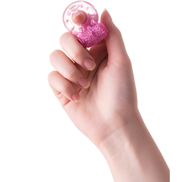 Erotist Эрекционное кольцо, розовое - С виброэлементом - купить в секс шопе