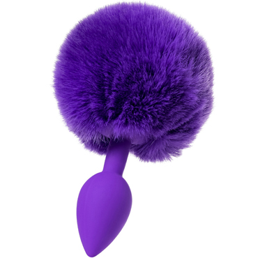 ToDo by Toyfa Sweet Bunny, фиолетовая, Анальная втулка с хвостом