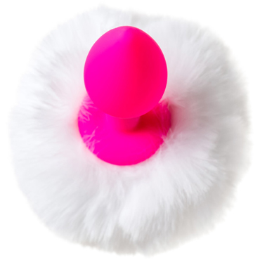 ToDo by Toyfa Sweet Bunny, розовый/белый, Анальная втулка с хвостом и другие товары ToyFa с фото