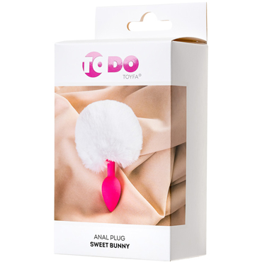ToDo by Toyfa Sweet Bunny, розовый/белый - подробные фото в секс шопе Condom-Shop