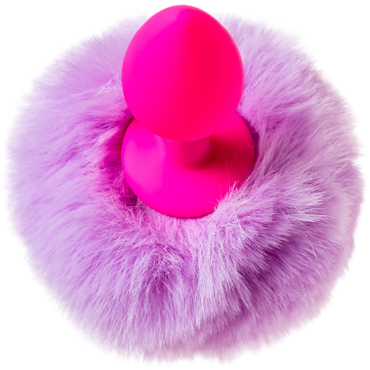 ToDo by Toyfa Sweet Bunny, розовый/фиолетовый, Анальная втулка с хвостом и другие товары ToyFa с фото