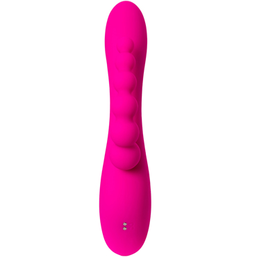 JOS Spanky, розовый - Вибратор для тройной стимуляции - купить в секс шопе