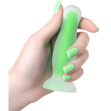 Beyond by Toyfa Victor Glow, прозрачно-зеленая - Анальная втулка светящаяся в темноте - купить в секс шопе