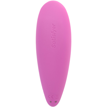 Satisfyer Curvy 3+, розовый - Бесконтактный стимулятор клитора с вибрацией и управлением со смартфона - купить в секс шопе