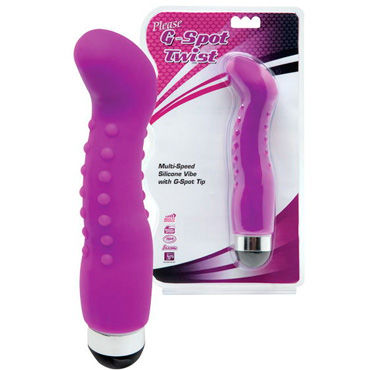 Dream toys вибратор, фиолетовый, Силиконовый, для стимулирования точки G