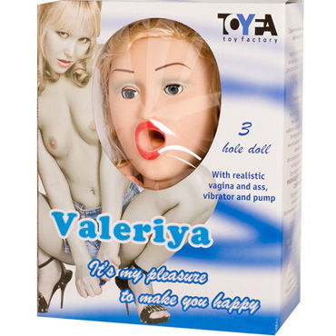 Toyfa кукла Валерия, С реалистичными формами и виброэлементом