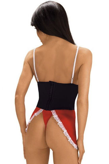 Roxana костюм официантки, черно-красный - фото, отзывы