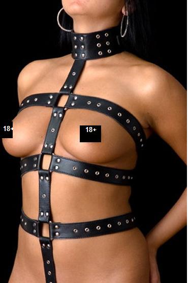 Toyfa-leather стринги черные — фото 1