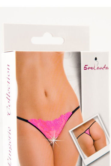 Erolanta стринги розовые - Collection 2012, открытые - купить в секс шопе