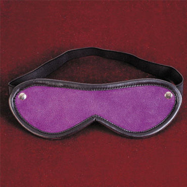 Toyfa-leather маска фиолетовая, Кожа