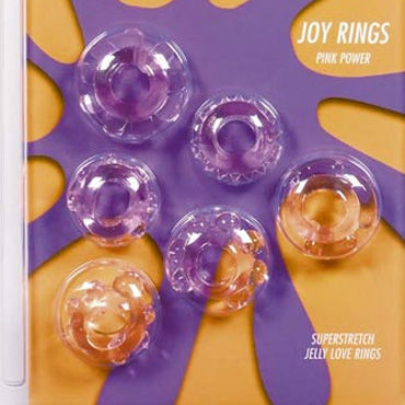 Toy Joy набор эрекционных колец, 7 штук