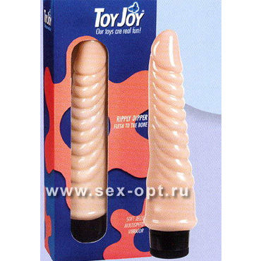 Toy Joy вибратор, С рифленой поверхностью