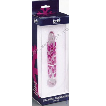 Toy Joy Worxx Diamond Dazzler, розовый, Стеклянный, оригинальный дизайн