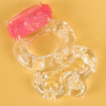 Toyfa кольцо, прозрачное, С вибрацией