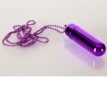 Toyfa вибратор, фиолетовый, На цепочке