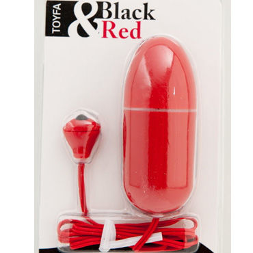 Toyfa black&red виброяйцо красное — фото 1