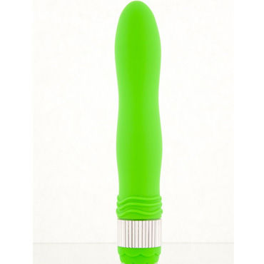 Sexus Funny Five вибратор, зеленый, Водонепроницаемый