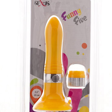 Sexus Funny Five вибратор, желтый — фото 1