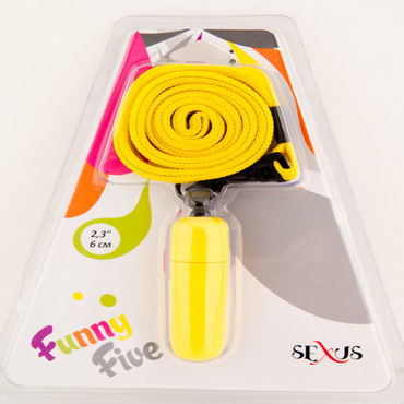 Sexus Funny Five вибратор, желтый - фото, отзывы