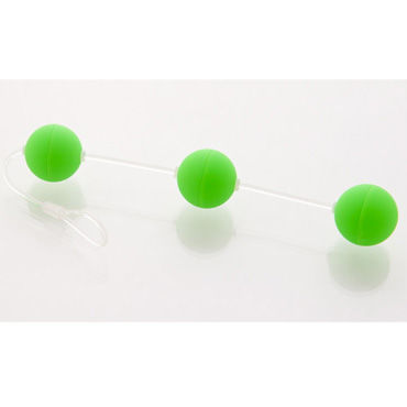 Sexus Funny Five шарики, зеленые, Для стимуляции анальных мышц