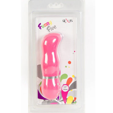 Sexus вибратор 14 см, розовый - фото, отзывы