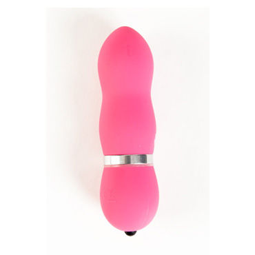 Sexus вибратор 10 см, розовый, Водонепроницаемый, гладкий