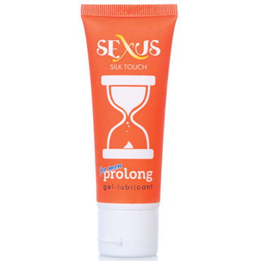 Sexus Silk Touch Prolong, 50 мл, Продлевающая гель-смазка для мужчин, на водной основе