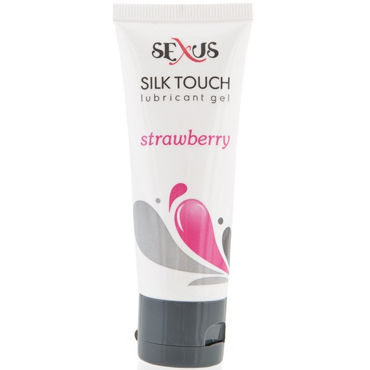 Sexus Silk Touch Strawberry, 50 мл, Увлажняющая гель-смазка с ароматом клубники