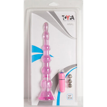 Toyfa вибровтулка, 22 см, розовая — фото 2