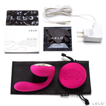 Lelo Ida, розовый - Первый в мире вибромассажер для пар с ротацией и дистанционным управлением - купить в секс шопе