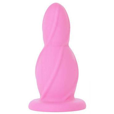 Shots Toys Big Butt plug, розовый, Анальная втулка на присоске, 13 см