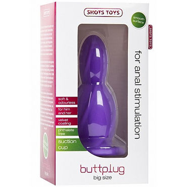Shots Toys Big Butt plug, фиолетовый — фото 2