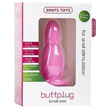 Shots Toys Small Buttplug, розовый - фото, отзывы