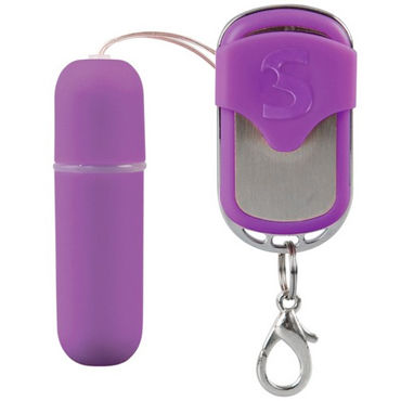 Shots Toys Remote Vibrating Bullet, фиолетовый — фото 1