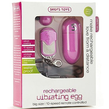 Shots Toys Rechargeable Vibrating Egg, розовый — фото 2