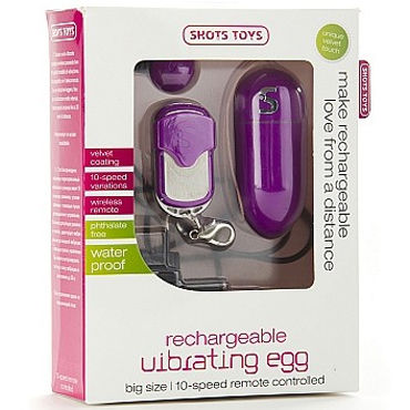 Shots Toys Rechargeable Vibrating Egg, фиолетовый - фото, отзывы