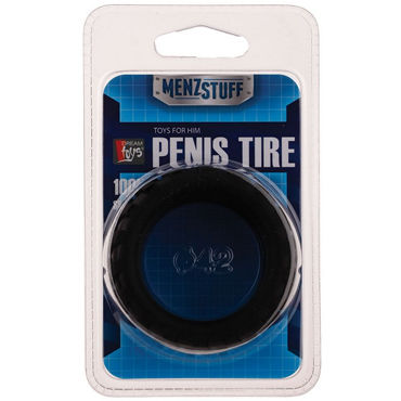 Menzstuff Penis Tire, 4,2 см, Насадка в виде шины на пенис