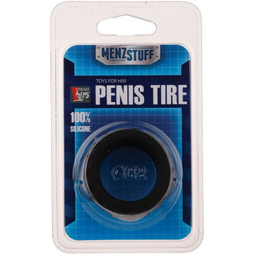 Menzstuff Penis Tire, 3,2 см, Насадка в виде шины на пенис
