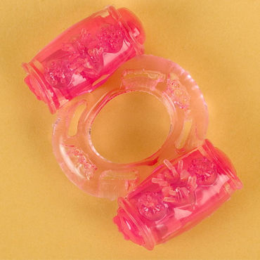 Toyfa кольцо, розовое, С вибрацией