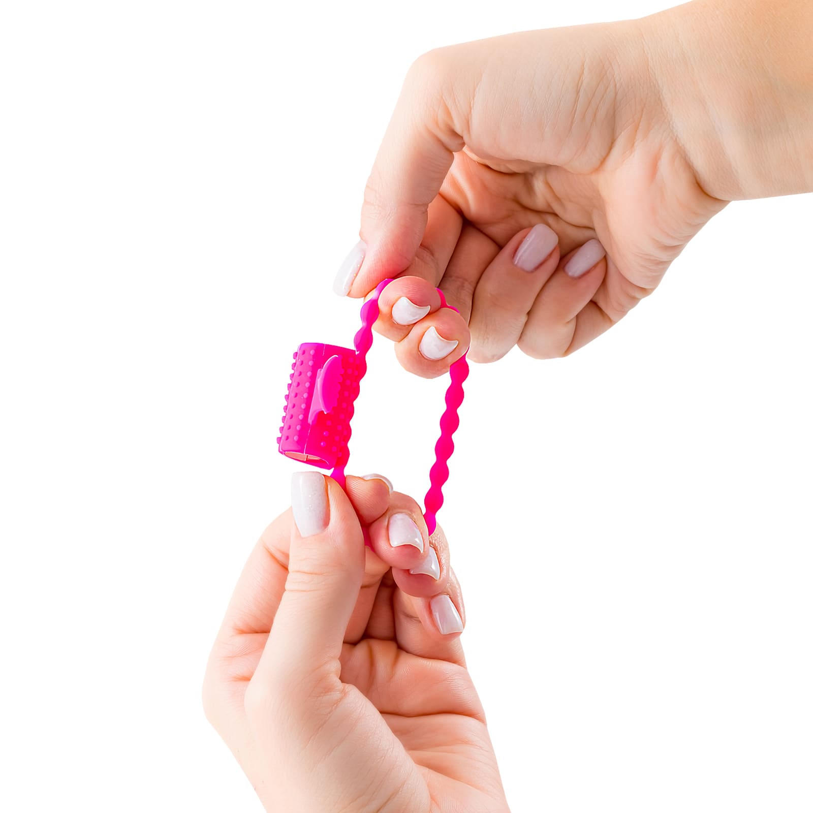 ToyFa A-toys Cion Cock Ring, розовое - Виброкольцо с клиторальным отростком - купить в секс шопе