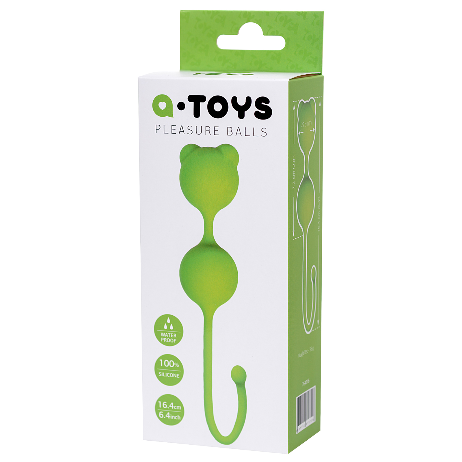 Toyfa A-Toys Meeko Pleasure Balls, зеленые — фото 4
