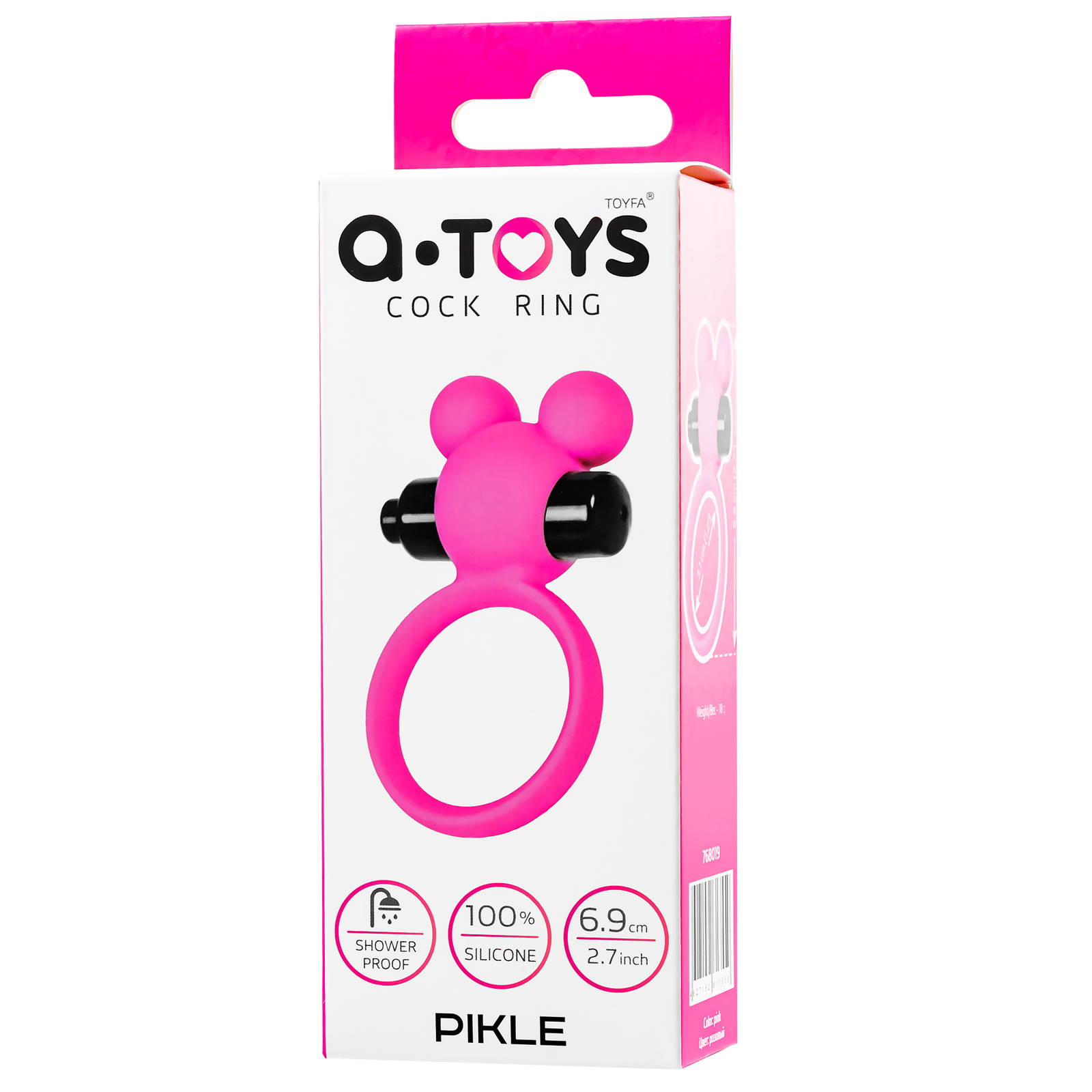 Toyfa A-Toys Pikle Cock Ring, розовое — фото 5