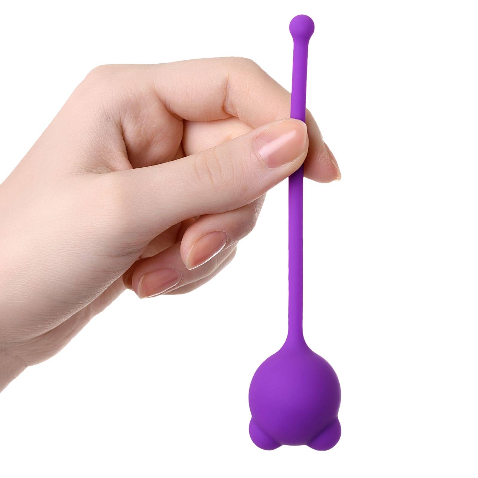 Toyfa A-Toys Tigo Pleasure Ball, фиолетовый - Вагинальный шарик со стимулирующими ушками - купить в секс шопе