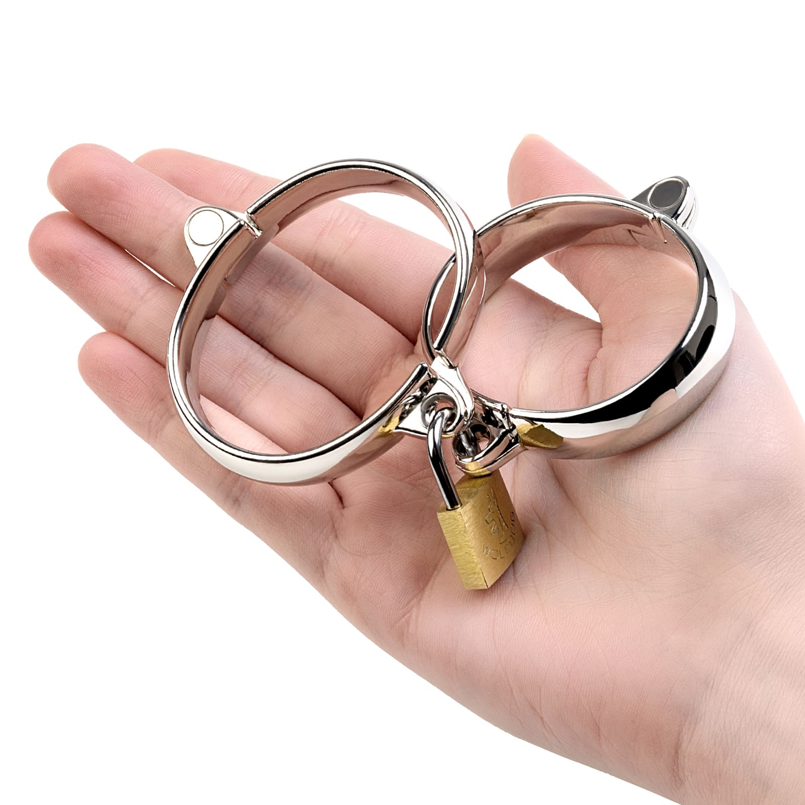 Toyfa Metal Наручники 4,5х5,5 см, серебристые — фото 4