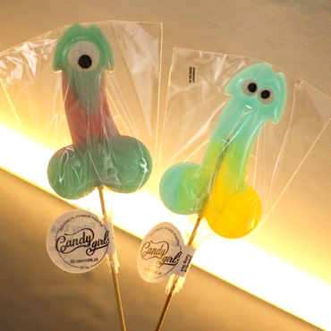 Candy Girl Funny Dick, карамель без сахара,  и другие товары Candy Girl с фото